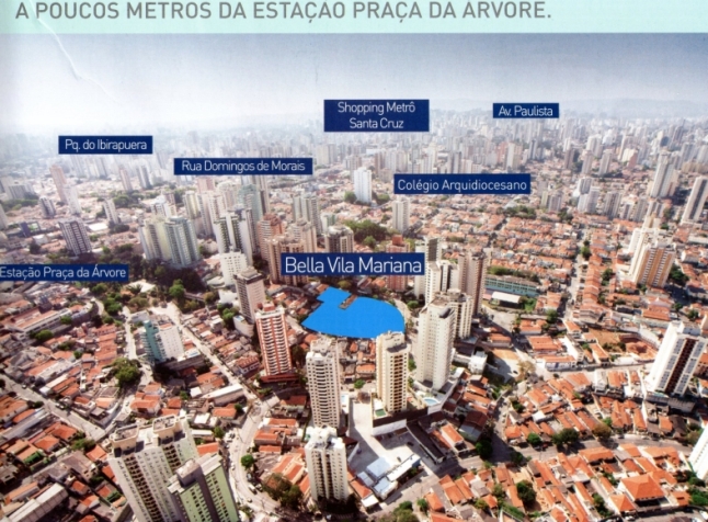 Localização do Futuro empreendimento na Vila Mariana 