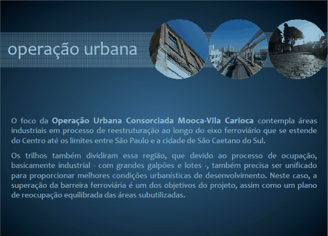 Operação Urbana Mooca _ Vila Carioca